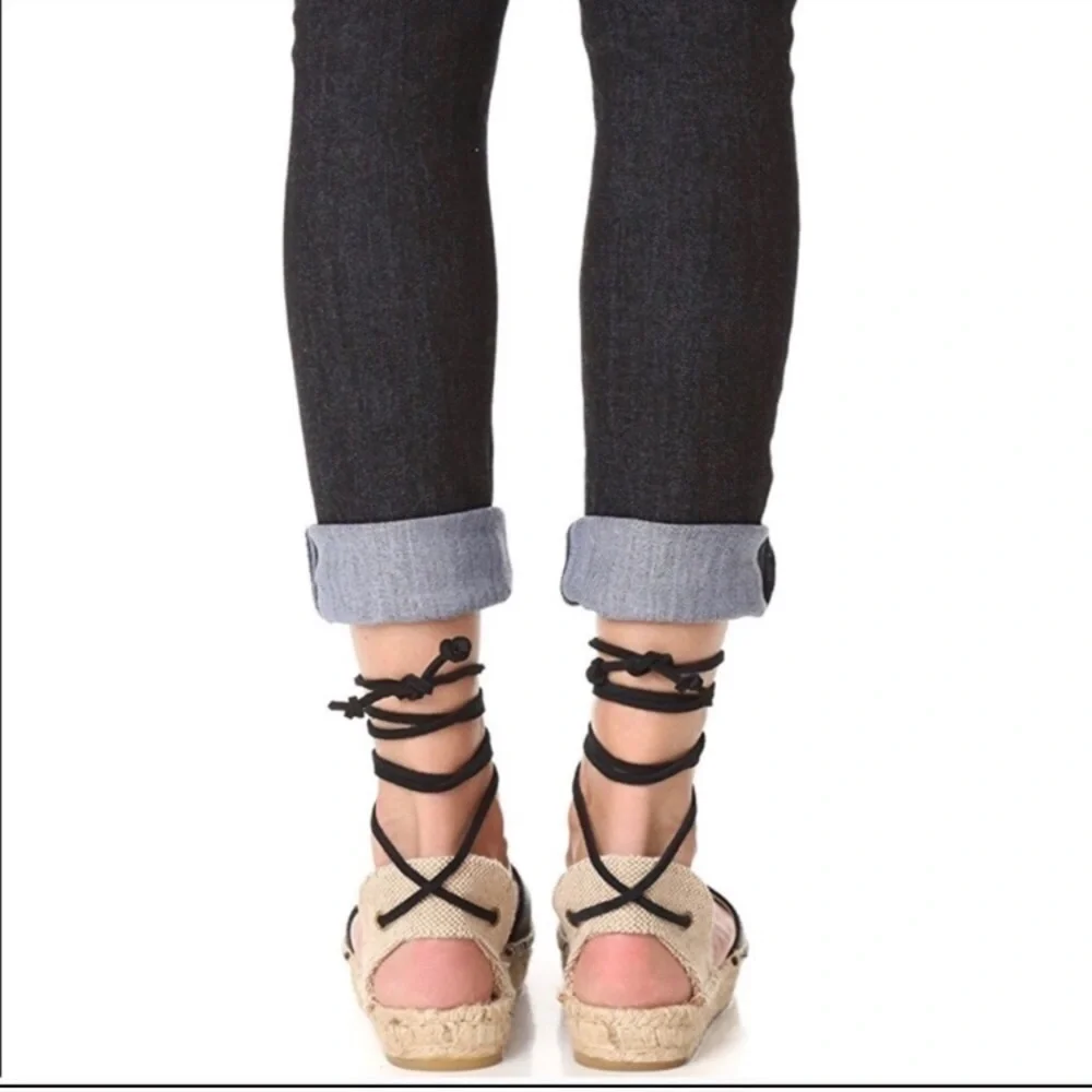 Soludos leather platform Gladiator espadrilles